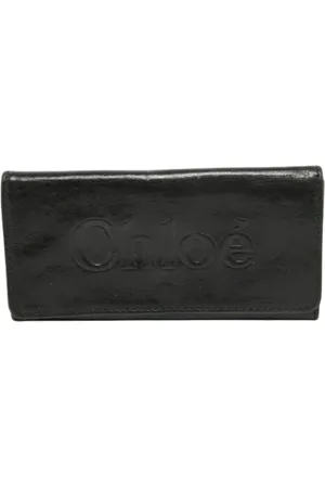 Chloé Pre-owned, Kobieta, Czarny, ONE SIZE, Pre-owned skórzane portfele