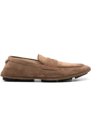 Dolce & Gabbana Buty, Mężczyzna, brązowy, 40 EU, Zamsz, Straight Trousers