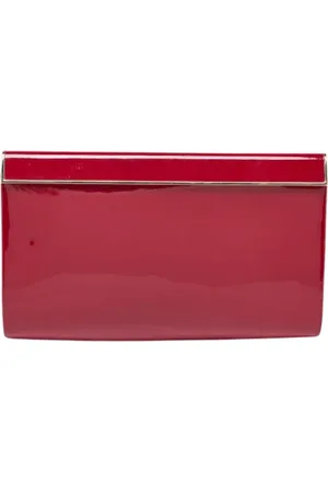 Jimmy Choo Pre-owned, Kobieta, Czerwony, ONE SIZE, Pre-owned Leather clutches