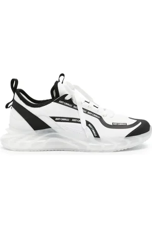 Roberto Cavalli Buty, Mężczyzna, Biały, 45 EU, Sneakers