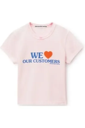 Alexander Wang Koszulki, Kobieta, Różowy, S, T-Shirts