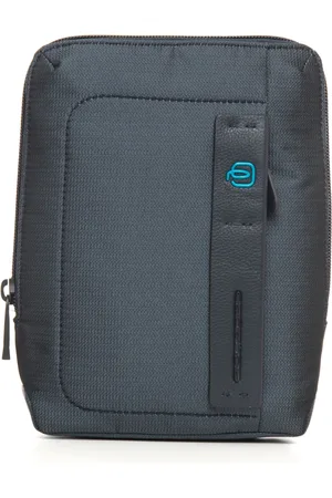 Piquadro Torebki, Mężczyzna, Niebieski, ONE SIZE, Nylon, Shoulder bag in tecno-textile