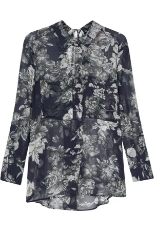 SEMICOUTURE Bluzki, Kobieta, Niebieski, S, Shirts