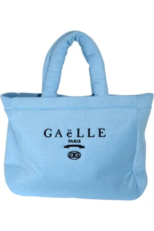 GAËLLE Torebki, Kobieta, Niebieski, ONE SIZE, Niebieska Torba Shopper z Gąbki