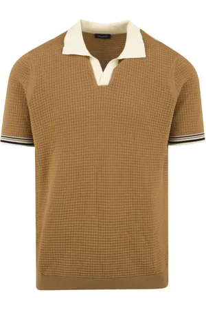 DRUMOHR Koszulki, Mężczyzna, brązowy, L, Brązowy Polo T-shirt Model D0G146W