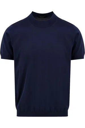 DRUMOHR Koszulki, Mężczyzna, Niebieski, XL, Niebieskie T-shirty i Pola