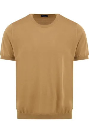 DRUMOHR Koszulki, Mężczyzna, brązowy, L, Brązowe T-shirty i Pola
