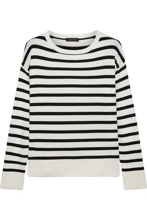 Elena Miro Swetry, Kobieta, Wielobarwność, L, Len, Round-neck Knitwear