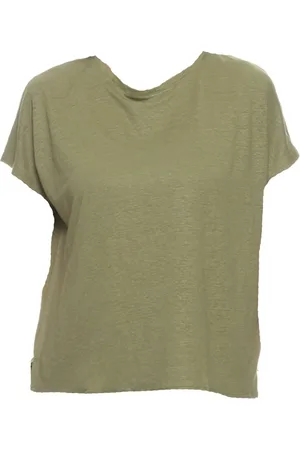 Majestic Koszulki, Kobieta, Zielony, L, Zestaw T-shirtów i Polo w paski