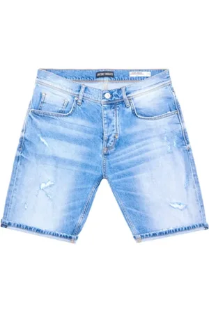 Antony Morato Szorty, Mężczyzna, Niebieski, W34, Denim, Jasnoniebieskie Szorty Bermudzkie