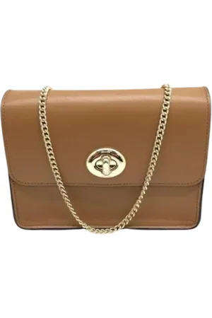 Coach Pre-owned, Kobieta, brązowy, ONE SIZE, Skóra, Pre-owned skórzane torby na ramię