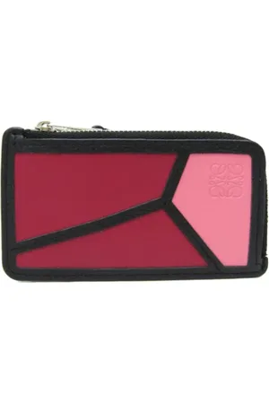 Loewe Pre-owned, Kobieta, Wielobarwność, ONE SIZE, Skóra, Pre-owned skórzane portfele
