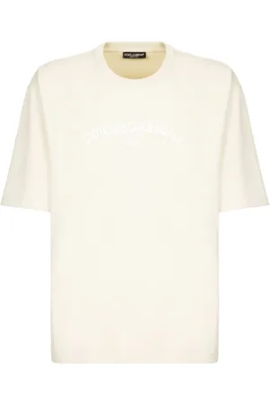 Dolce & Gabbana Koszulki, Mężczyzna, Żółty, L, Straight Trousers
