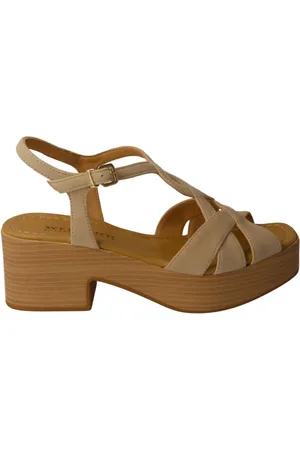 Pedro Miralles Buty, Kobieta, Beżowy, 37 EU, Zamsz, Flat Sandals