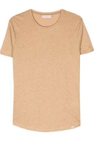 Orlebar Brown Koszulki, Mężczyzna, Beżowy, M, T-Shirts
