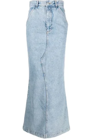 Moschino Spódnice, Kobieta, Niebieski, L, Denim, Denim Skirts