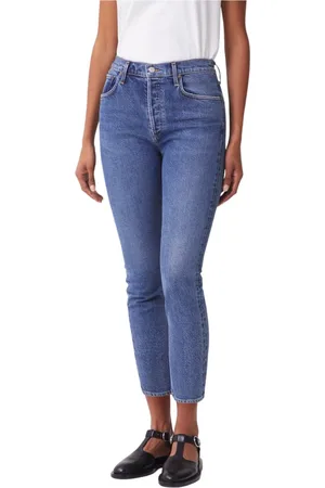 AGOLDE Jeansy, Kobieta, Niebieski, W25, Skinny Jeansy