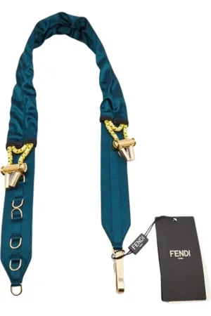 Fendi Pre-owned, Kobieta, Niebieski, ONE SIZE, Pre-owned Satin belts