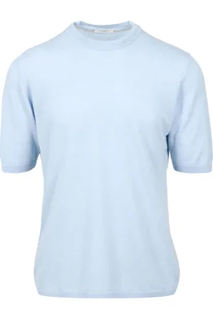 Paolo Pecora Swetry, Mężczyzna, Niebieski, L, T-Shirts