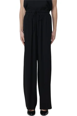 Giorgio Armani Spodnie, Kobieta, Czarny, S, Wide Trousers