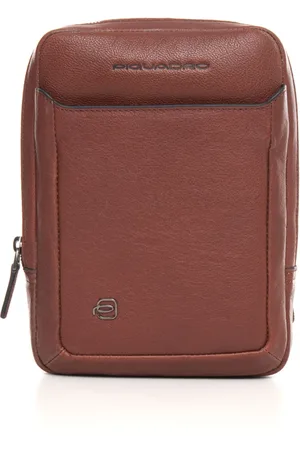 Piquadro Torebki, Mężczyzna, brązowy, ONE SIZE, Leather shoulder bag