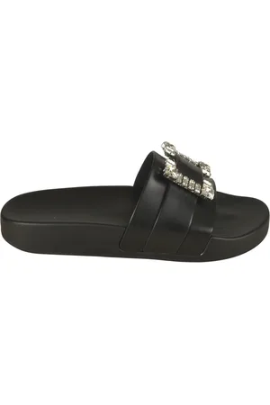 Sergio Rossi Buty, Kobieta, Czarny, 40 EU, Czarne Sandały dla Kobiet