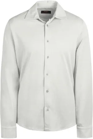 MOORER Koszule, Mężczyzna, Biały, 3XL, Koszula codzienna