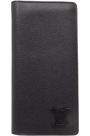 LOUIS VUITTON Pre-owned, Mężczyzna, Czarny, ONE SIZE, Skóra, Pre-owned skórzane portfele