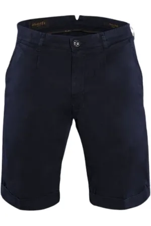 MOORER Szorty, Mężczyzna, Niebieski, 2XL, Trousers