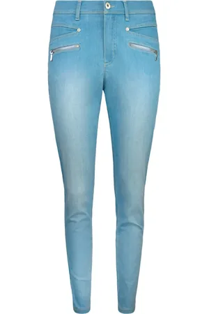 2-Biz Jeansy, Kobieta, Niebieski, 3XL, Bawełna, Skinny Jeansy