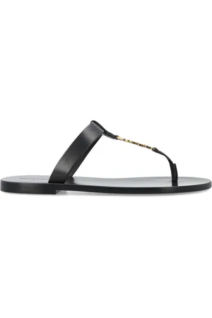 Saint Laurent Buty, Mężczyzna, Czarny, 42 1/2 EU, Flip Flops