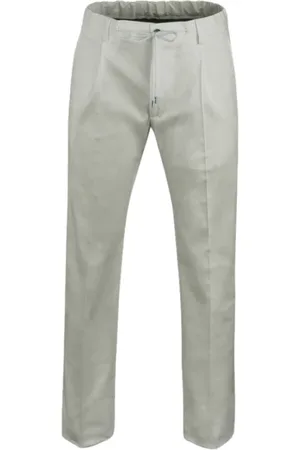 MOORER Spodnie, Mężczyzna, Biały, 3XL, Trousers