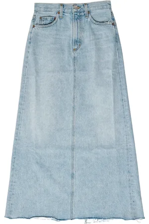 AGOLDE Spódnice, Kobieta, Niebieski, W25, Denim, Denim Skirts