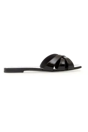 3Juin Buty, Kobieta, Czarny, 38 EU, Niskie czarne lakierowane loafersy