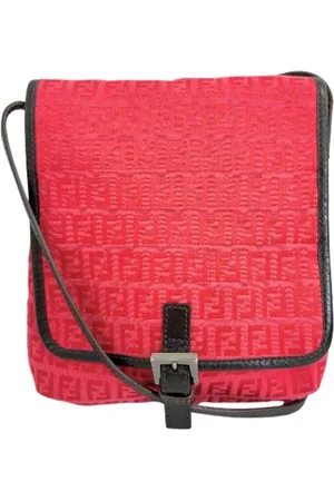 Fendi Pre-owned, Kobieta, Czerwony, ONE SIZE, Pre-owned Canvas fendi-bags