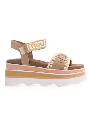 Mou Buty, Kobieta, Beżowy, 40 EU, Zamsz, Wedges