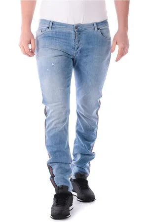 D.A. Daniele Alessandrini Jeansy, Mężczyzna, Niebieski, W32, Denim, Jeansy