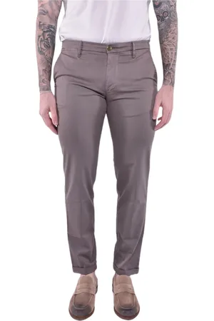 RE-HASH Spodnie, Mężczyzna, Szary, W32, Trousers