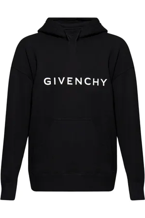 Givenchy Bluzy, Mężczyzna, Czarny, S, Bawełna, Bluza z logo