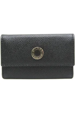 Bvlgari Pre-owned, Kobieta, Czarny, ONE SIZE, Skóra, Pre-owned skórzane portfele