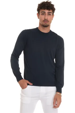 Gran Sasso Swetry, Mężczyzna, Niebieski, 4XL, Pullower okrągłego szyi