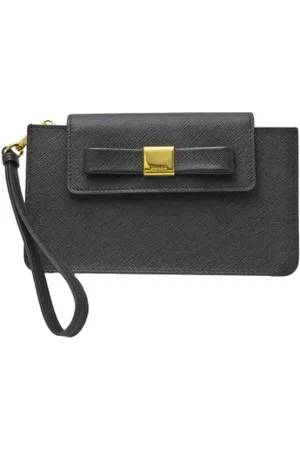 Prada Pre-owned, Kobieta, Czarny, ONE SIZE, Skóra, Pre-owned Leather clutches