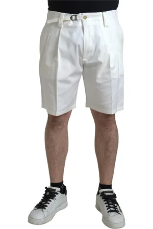 Dolce & Gabbana Szorty, Mężczyzna, Biały, XS, Denim, Casual Shorts