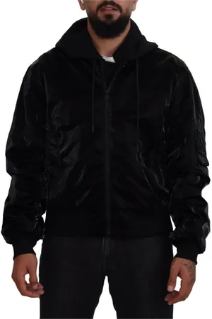 Dolce & Gabbana Kurtki, Mężczyzna, Czarny, M, Bomber Kurtki