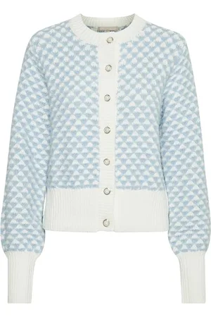 Karen by Simonsen Swetry, Kobieta, Niebieski, M, Kardigany