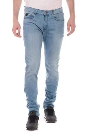 Trussardi Jeansy, Mężczyzna, Niebieski, W38, Denim, Denim Extra Slim Seasonal Jeansy