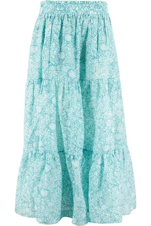 MC2 SAINT BARTH Spódnice, Kobieta, Niebieski, M, Maxi Skirts