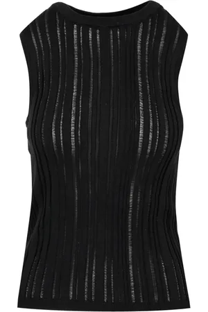 Mauro Grifoni Koszulki, Kobieta, Czarny, S, Sleeveless Tops