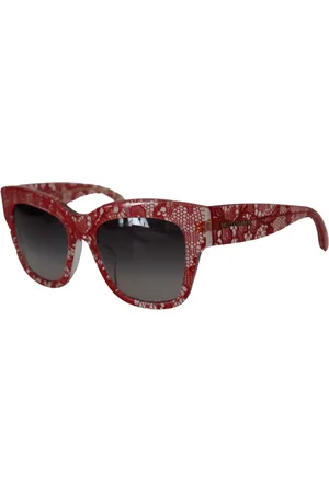 Dolce & Gabbana Akcesoria, Kobieta, Czerwony, ONE SIZE, Okulary