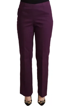 Bencivenga Spodnie, Kobieta, Fioletowy, L, Straight Trousers